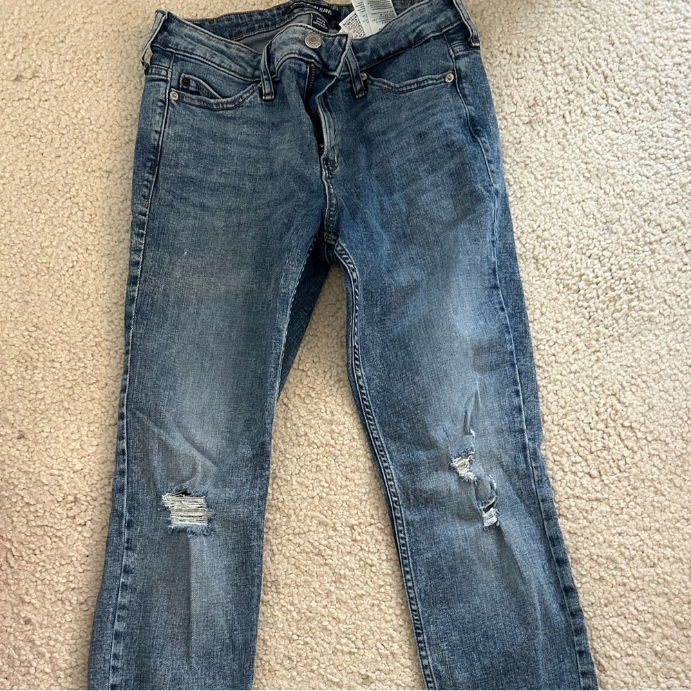 Calvin Klein distressed jeans